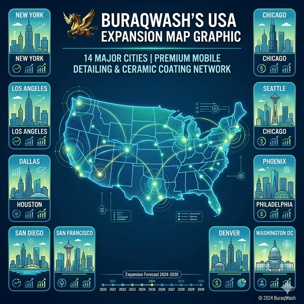 BuraqWash Now Serves 14 Cities Across the United States