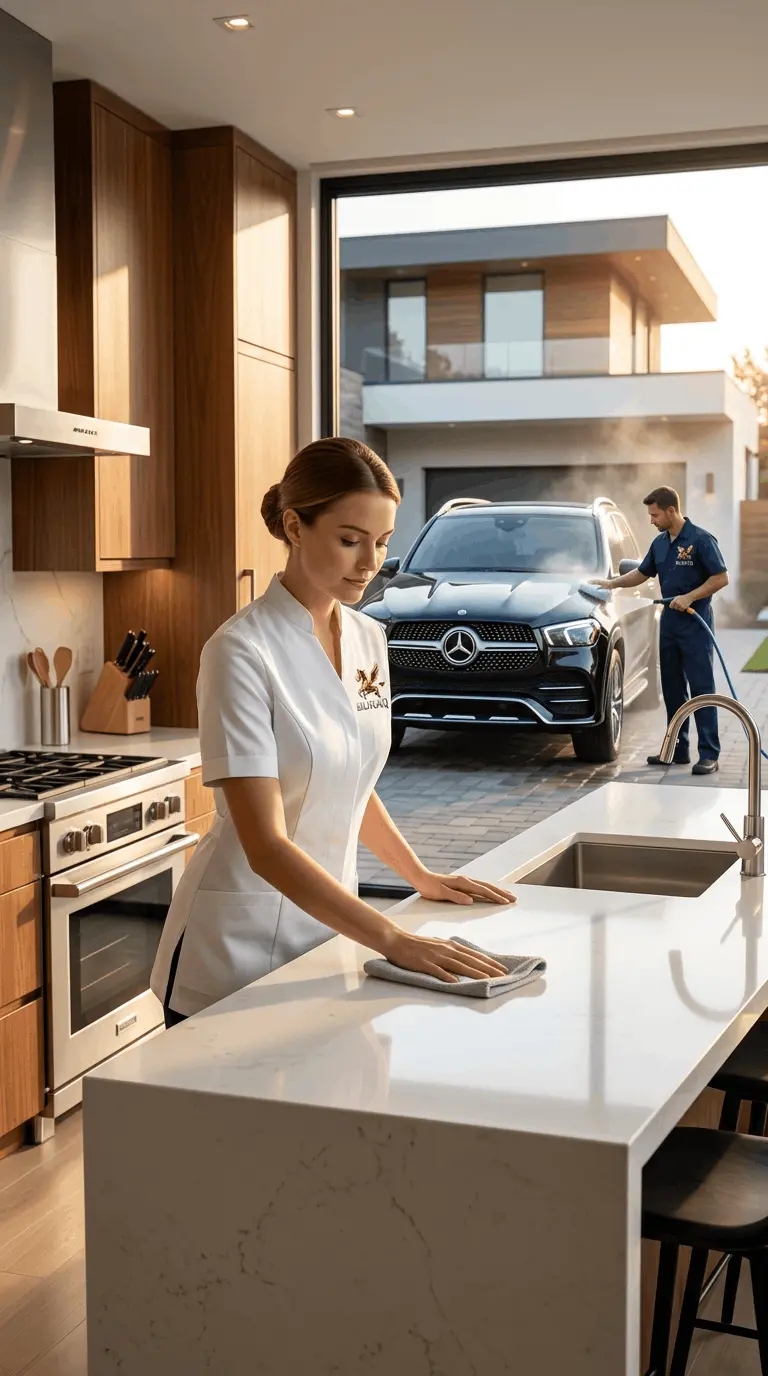 BuraqWash — professional car wash and home cleaning